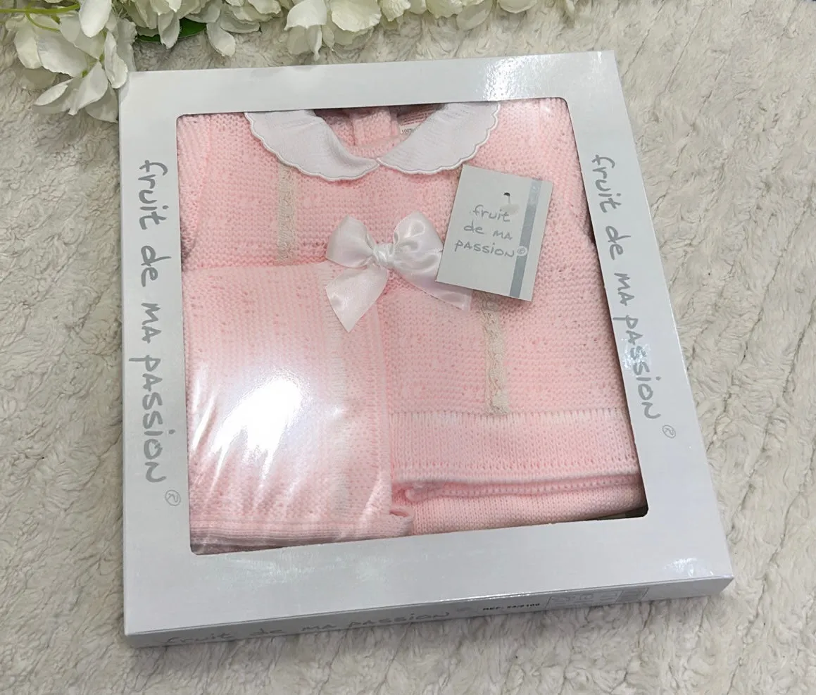 Pink bow box set