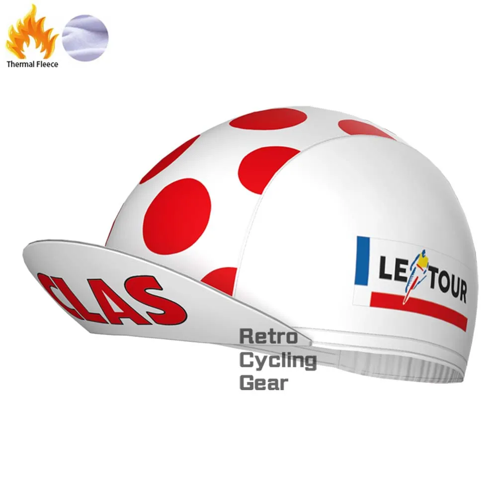 Red dot CLAS Fleece Retro Long Cycling Kits