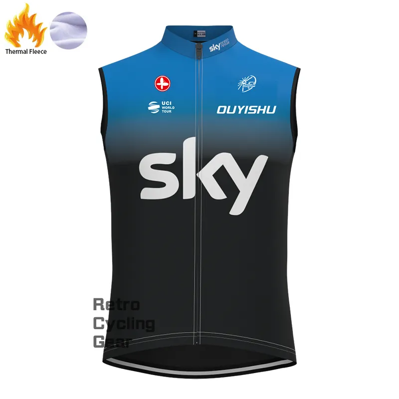 sky Fleece Retro Long Cycling Kits