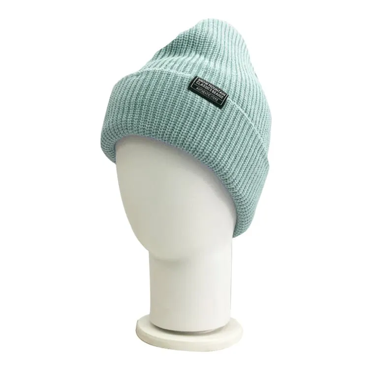 Snow Mountain Ribbed Beanies-SAGE