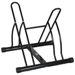 Steel Double-Sided Indoor Bike Rack Black