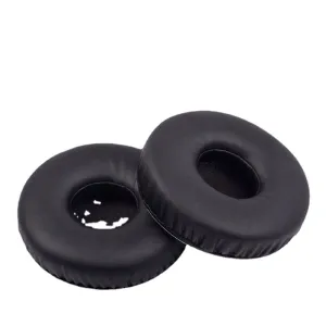 Suitable for Sony Sony Wh-xb700 Earphone Sleeves Foam Cover 75mm round Bluetooth Earmuffs Earcaps Leather Case Ear Cap