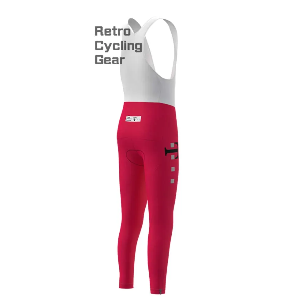 T Red Fleece Retro Long Cycling Kits