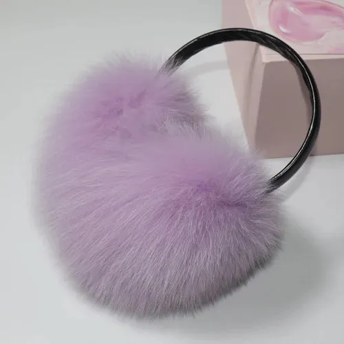 TEEK - Plush Genuine Fox Fluff Earmuffs