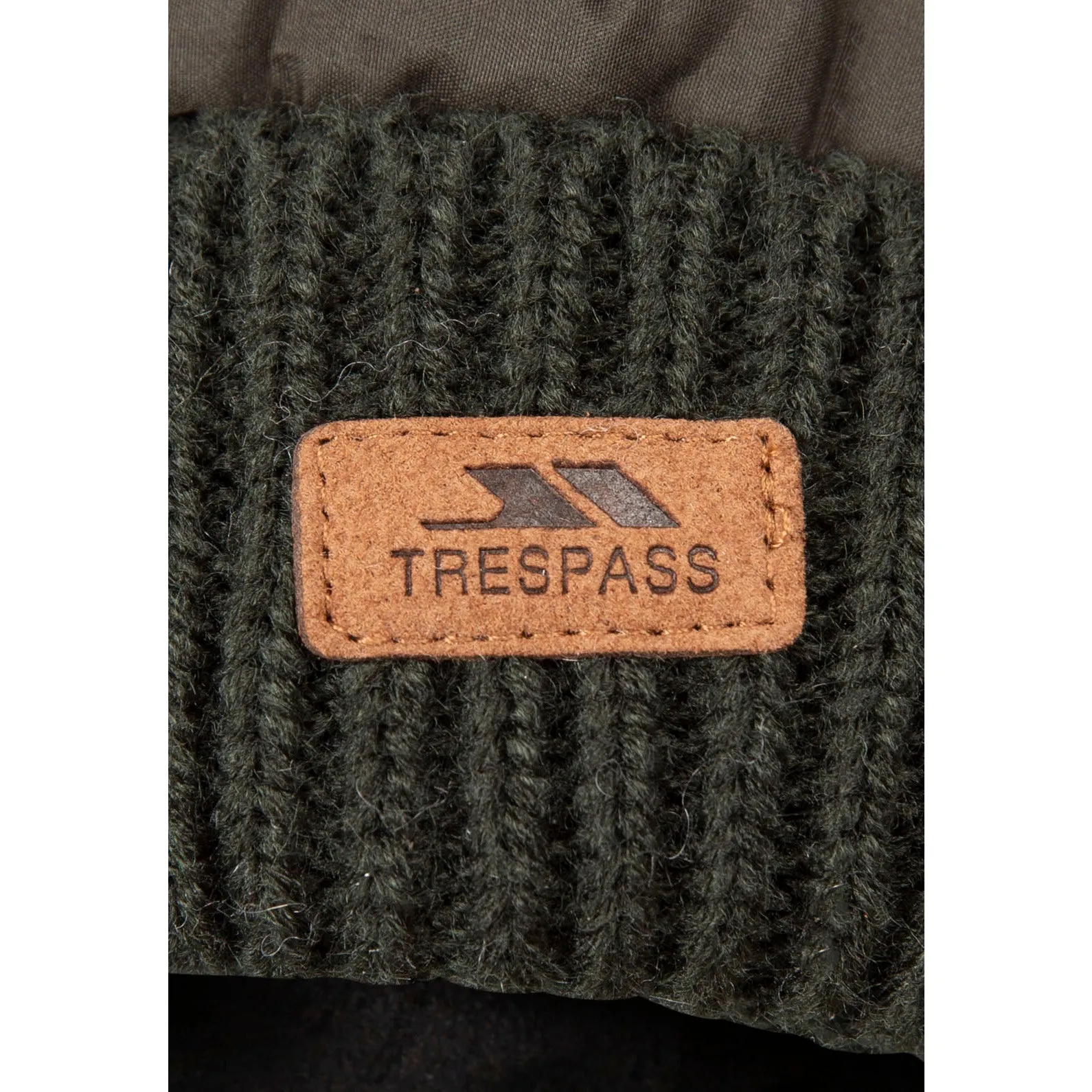 Trespass Reine Womens Knitted and Lined Hat in Ivy