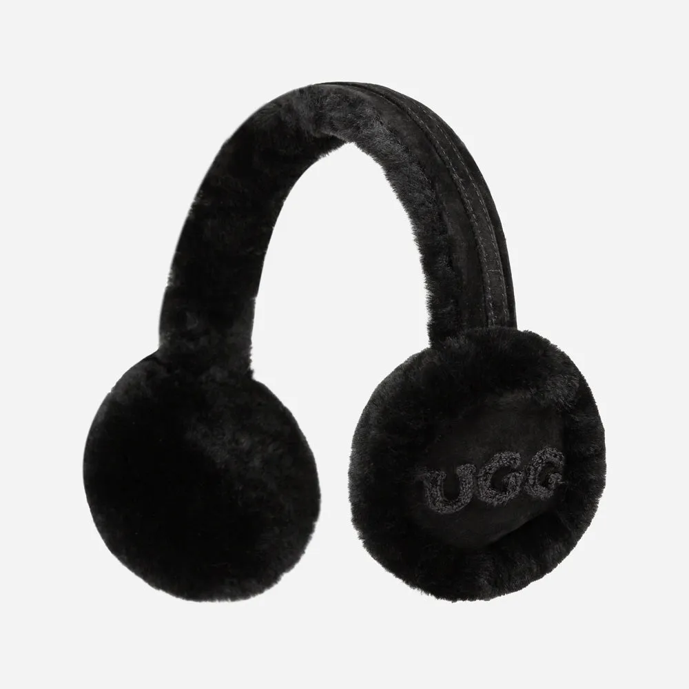 Ugg Sheepskin With Logo Earmuff