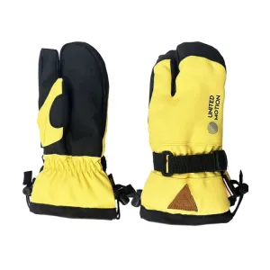 United Motion Kids Trigger Snow Glove-YELLOW