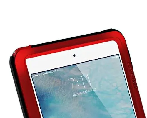 Waterproof Series 9.7 Inch iPad Pro Metal Case - Red