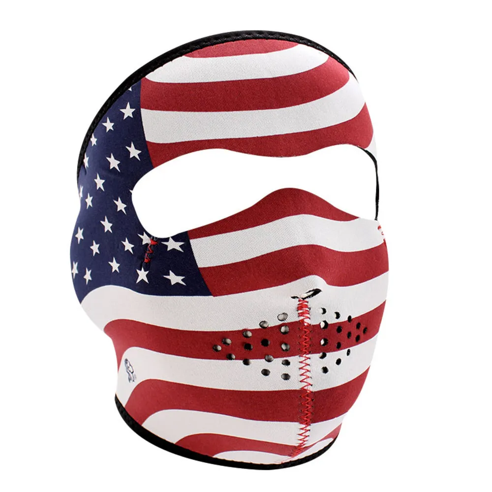 WNFM003 ZANÂ® Full Mask- Neoprene- Stars and Stripes