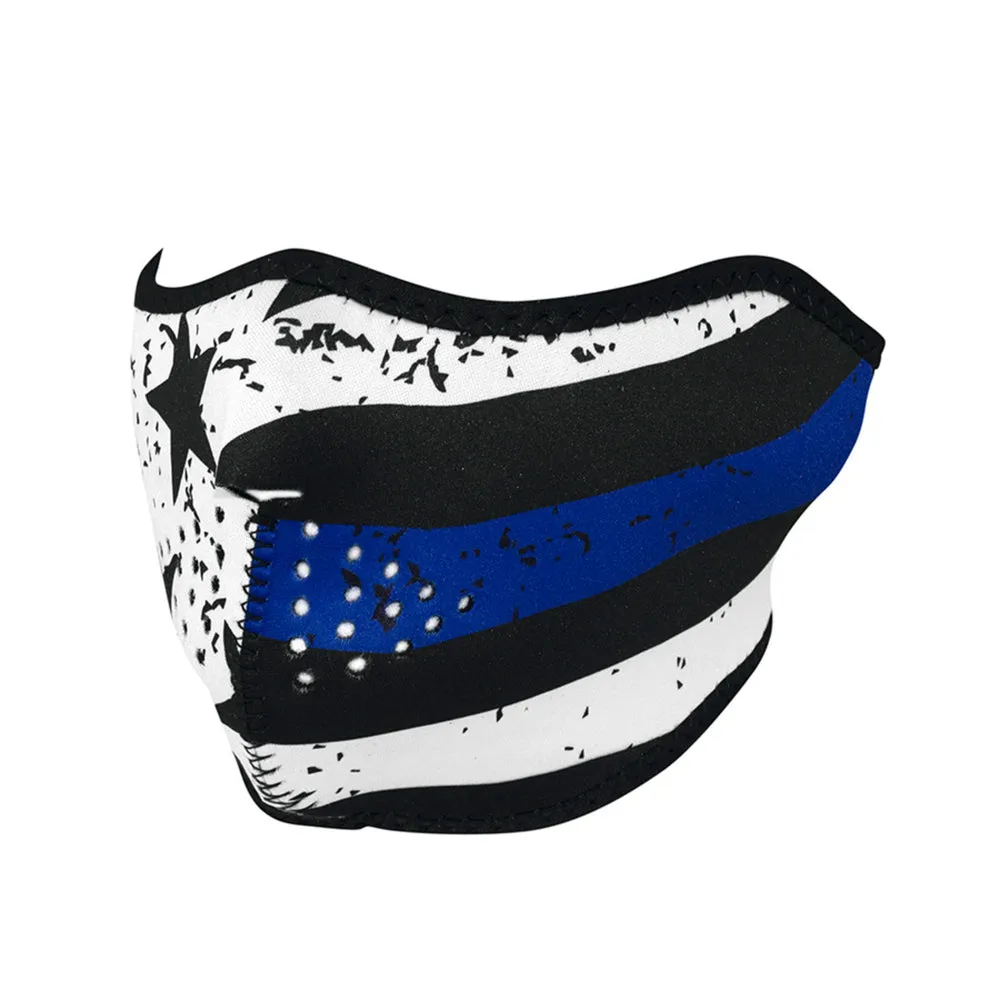 WNFM171H ZANÂ® Half Mask- Neoprene- Thin Blue Line