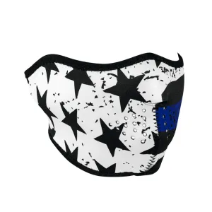 WNFM171H ZANÂ® Half Mask- Neoprene- Thin Blue Line